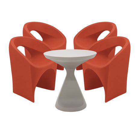 Tramontina Jet 5 Pcs. Polyethylene Lounge Set - Tramontina Store UK