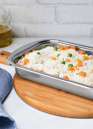 Tramontina Stainless Steel Prep Tray 47.6cm x 31.1cm (5.8 litres) - Tramontina Store UK