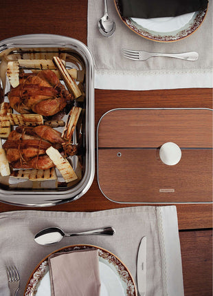 Tramontina Stainless Steel Prep Tray 52cm x 34cm (7.2 litres) - Tramontina Store UK