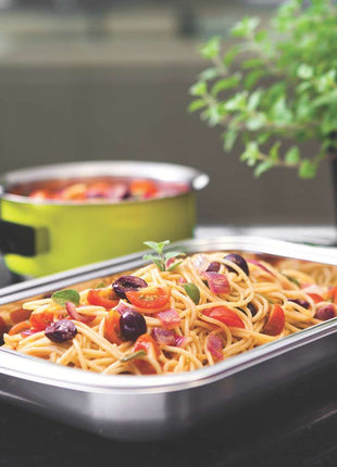 Tramontina Stainless Steel Prep Tray 52cm x 34cm (7.2 litres) - Tramontina Store UK