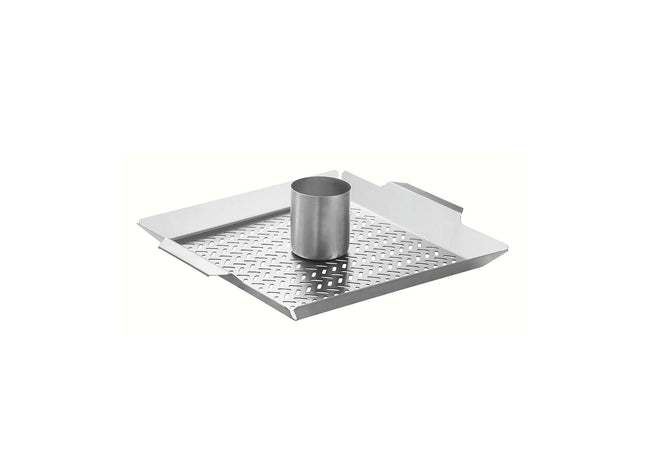 Tramontina Stainless Steel Chicken Roaster with Seasoning Holder 38 x 32 cm