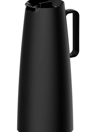 Tramontina Thermal Flask with Interior Glass Container (Black, 1.0l) - Tramontina Store UK