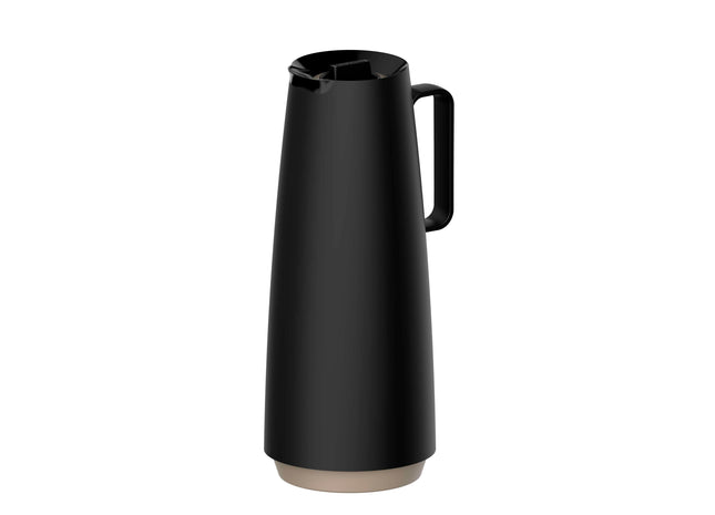 Tramontina Thermal Flask with Interior Glass Container (Black, 1.0l)