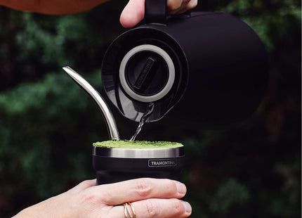Tramontina Thermal Flask with Interior Glass Container (Black, 1.0l)