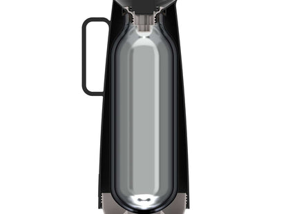Tramontina Thermal Flask with Interior Glass Container (Black, 1.0l)