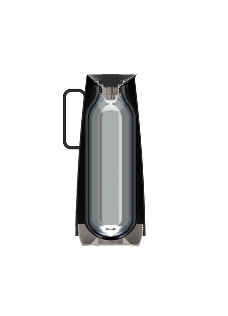 Tramontina Thermal Flask with Interior Glass Container (Black, 1.0l) - Tramontina Store UK