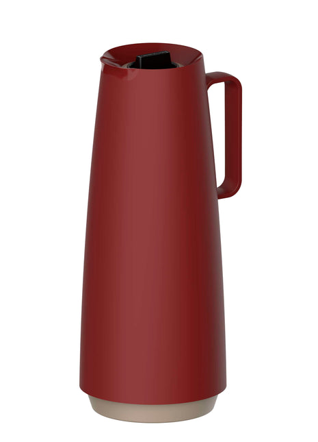 Tramontina Thermal Flask with Interior Glass Container (Red, 1.0l) - Tramontina Store UK