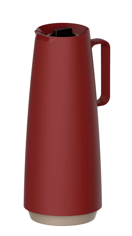Tramontina Thermal Flask with Interior Glass Container (Red, 1.0l) - Tramontina Store UK