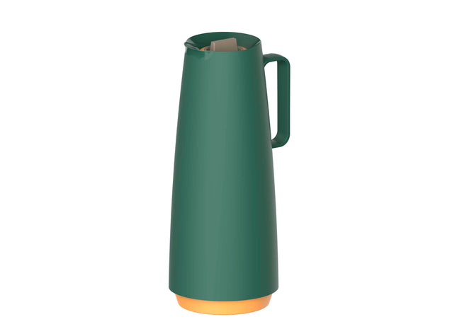 Tramontina Thermal Flask with Interior Glass Container (Olive Green, 1.0l)