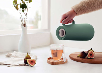 Tramontina Thermal Flask with Interior Glass Container (Olive Green, 1.0l)