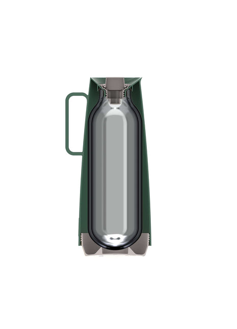 Tramontina Thermal Flask with Interior Glass Container (Olive Green, 1.0l) - Tramontina Store UK