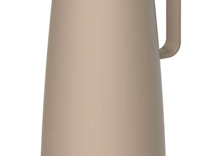 Tramontina Thermal Flask with Interior Glass Container (Beige, 1.0l)