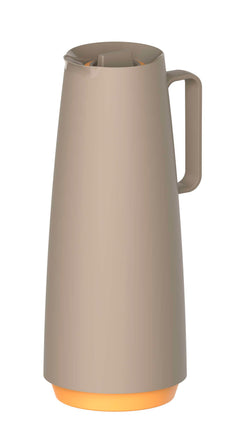 Tramontina Thermal Flask with Interior Glass Container (Beige, 1.0l) - Tramontina Store UK