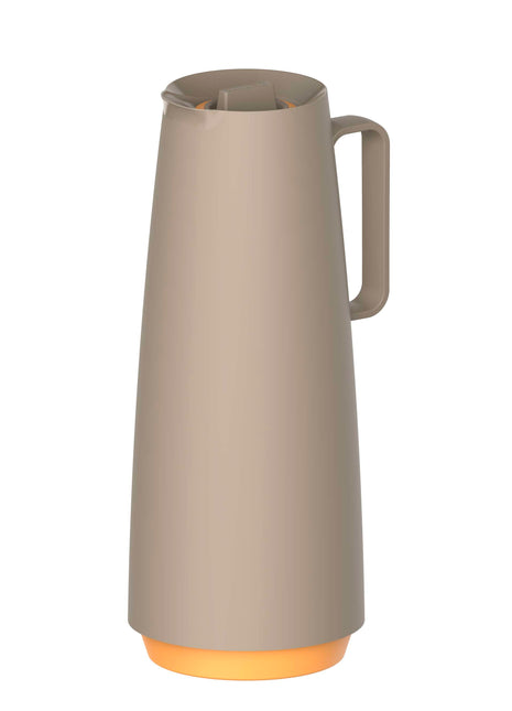 Tramontina Thermal Flask with Interior Glass Container (Beige, 1.0l) - Tramontina Store UK