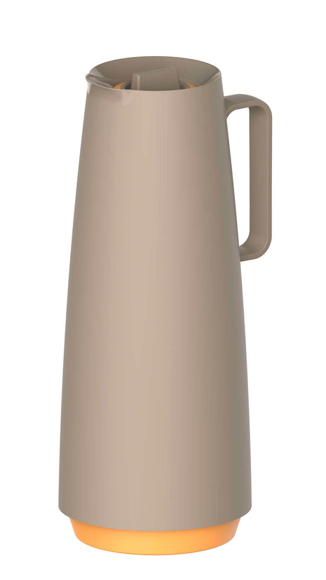 Tramontina Thermal Flask with Interior Glass Container (Beige, 1.0l) - Tramontina Store UK