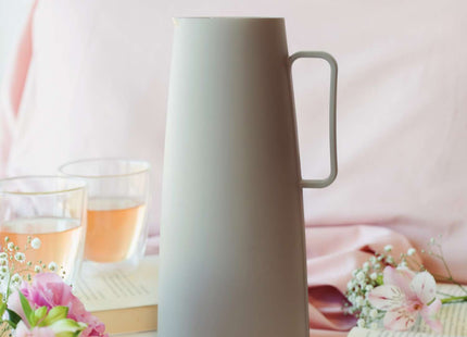 Tramontina Thermal Flask with Interior Glass Container (Beige, 1.0l)
