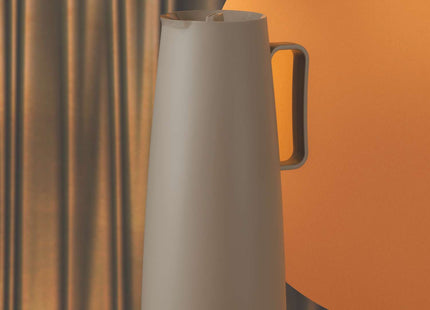 Tramontina Thermal Flask with Interior Glass Container (Beige, 1.0l)