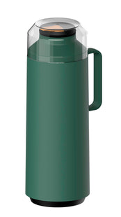 Tramontina Thermal Flask with Cup Lid and Interior Glass Container (Olive Green, 1.0l)