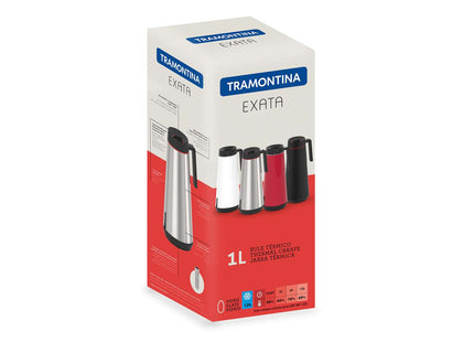 Tramontina Stainless Steel Thermal Flask (Silver, 1.0l)