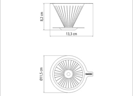 Tramontina Stainless Steel Coffee Filter Ø11.5cm