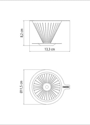 Tramontina Stainless Steel Coffee Filter Ø11.5cm - Tramontina Store UK