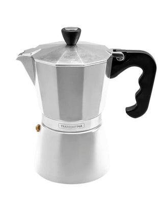 Tramontina Italian Espresso Pot 320ml (Silver) - Tramontina Store UK