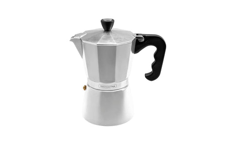 Tramontina Italian Espresso Pot 320ml (Silver) - Tramontina Store UK