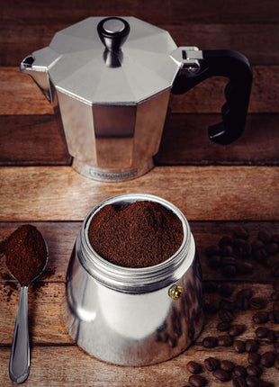 Tramontina Italian Espresso Pot 320ml (Silver) - Tramontina Store UK