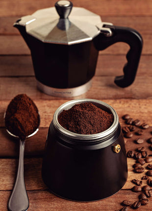 Tramontina Italian Espresso Pot 320ml (Black) - Tramontina Store UK