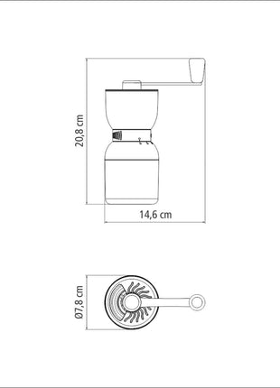 Tramontina Manual Coffee Grinder with Ceramic Burr - Tramontina Store UK