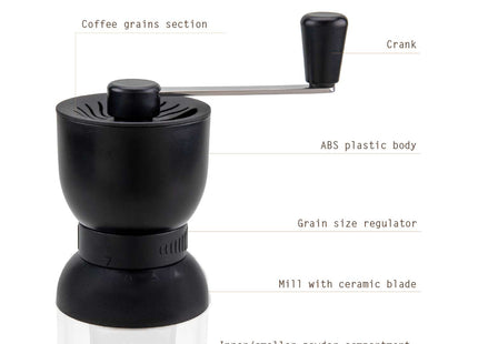 Tramontina Manual Coffee Grinder with Ceramic Burr