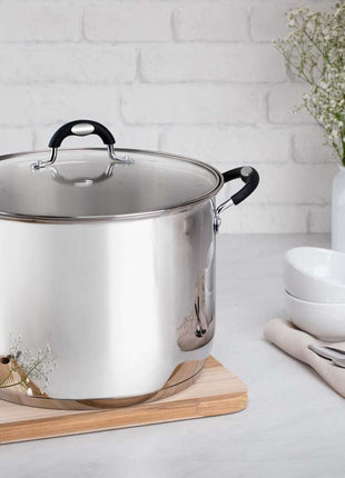 Tramontina Stainless Steel Stock Pot 28cm (11.4l) - Tramontina Store UK