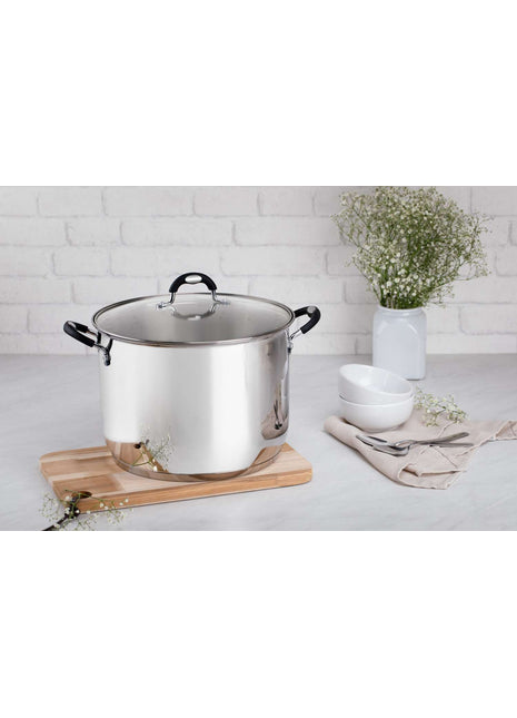 Tramontina Stainless Steel Stock Pot 28cm (11.4l) - Tramontina Store UK
