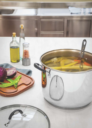 Tramontina Stainless Steel Stock Pot 30cm (15.2l) - Tramontina Store UK
