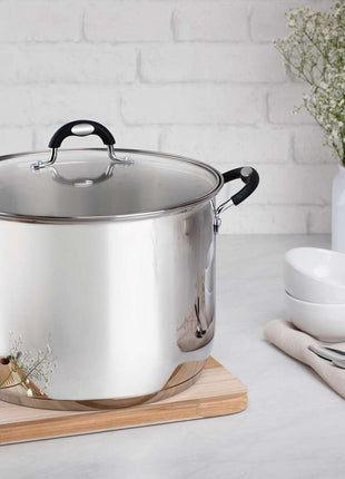 Tramontina Stainless Steel Stock Pot 30cm (20.8l) - Tramontina Store UK