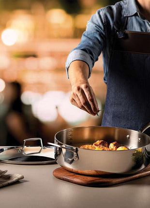 Tramontina 5 Pcs. Grano 3-Ply Stainless Steel Cookware Set - Tramontina Store UK