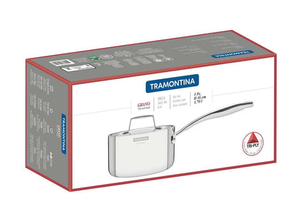 Tramontina 3-Ply Stainless Steel Saucepan 16cm (1.7l)
