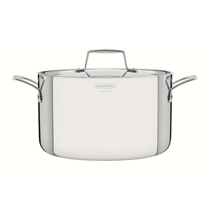 Tramontina 3-Ply Stainless Steel Deep Casserole 24cm (5.8l) - Tramontina Store UK
