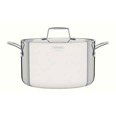 Tramontina 3-Ply Stainless Steel Deep Casserole 24cm (5.8l) - Tramontina Store UK