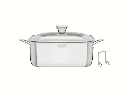 Tramontina 3-Ply Stainless Steel Square Casserole 26cm (7.3l)