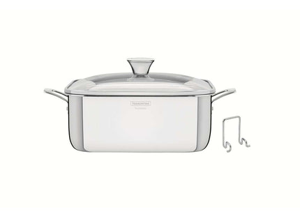 Tramontina 3-Ply Stainless Steel Square Casserole 26cm (7.3l)