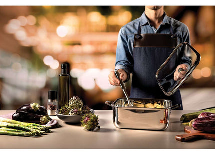 Tramontina 3-Ply Stainless Steel Square Casserole 26cm (7.3l)