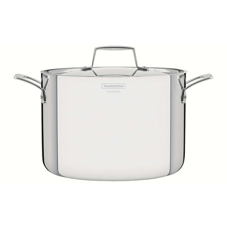 Tramontina 3-Ply Stainless Steel Stock Pot 24cm (7.7l) - Tramontina Store UK