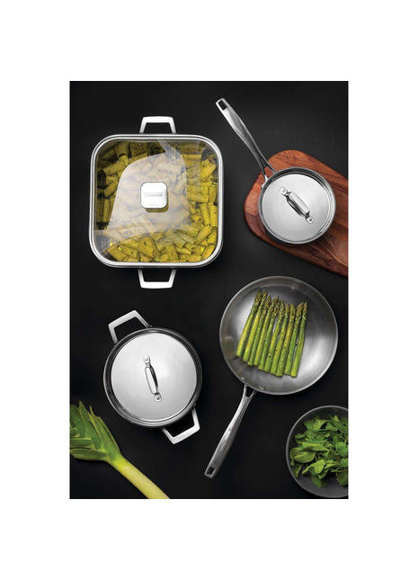 Tramontina 3-Ply Stainless Steel Frying Pan 26cm (2.2l) - Tramontina Store UK