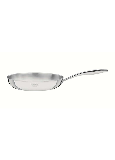 Tramontina 3-Ply Stainless Steel Frying Pan 26cm (2.2l) - Tramontina Store UK
