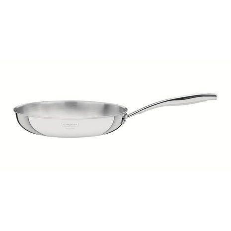 Tramontina 3-Ply Stainless Steel Frying Pan 26cm (2.2l) - Tramontina Store UK
