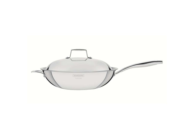 Tramontina 3-Ply Stainless Steel Wok 32cm (5.2l)