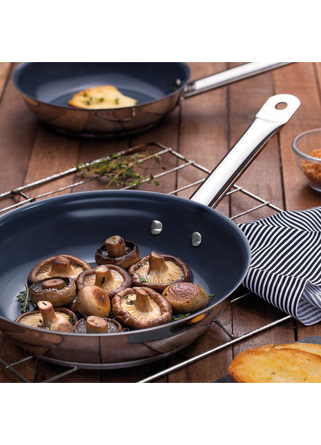 Tramontina Stainless Steel Frying Pan Ceramic Coating 26cm (2.0l) - Tramontina Store UK