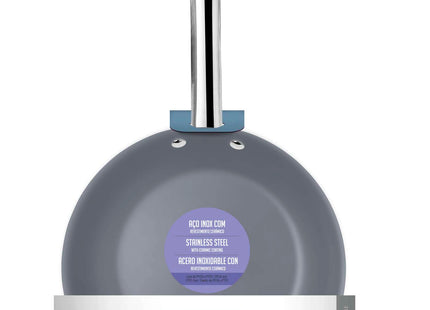 Tramontina Stainless Steel Frying Pan Ceramic Coating 26cm (2.0l)