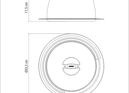 Tramontina Stainless Steel Cake Set 33cm